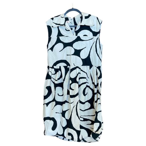 MARNI Abstract Print Shift Dress Size 42 US Size 6 - Picture 2 of 13